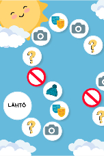 Sataako vai paistaako -peli alkuopetukseen